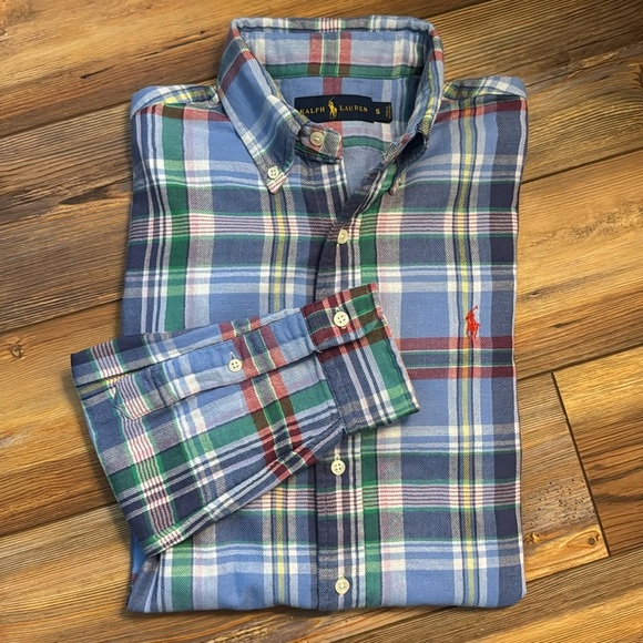 Ralph Lauren plaid button down size small - Picture 5 of 5